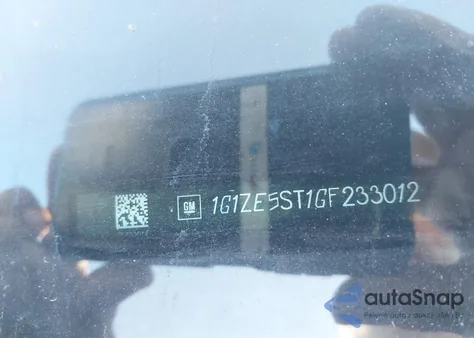 2016 Chevrolet Malibu 1Lt from USA, damaged, VIN 1G1ZE5ST1GF233012